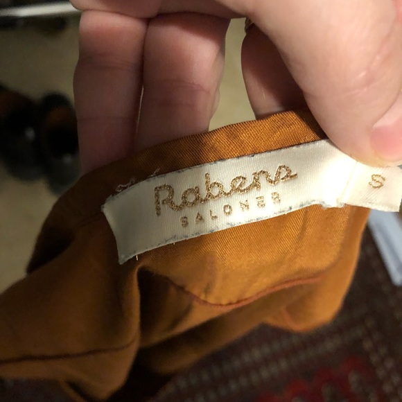 Rusty orange Rabens Saloner rayon tunic tank - Picture 3 of 3